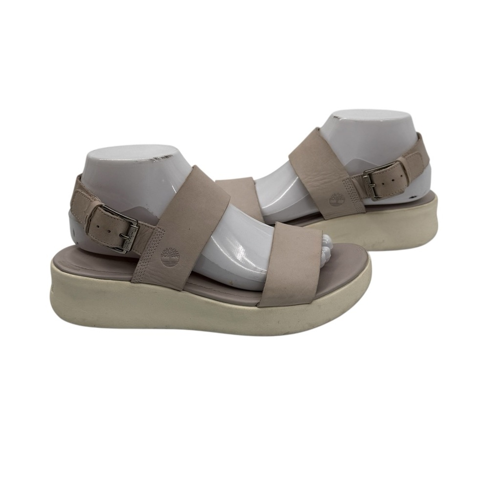 Timberland Light Purple Gray Safari Dawn 2 Band Platform Sandals Size 8.5 Womens